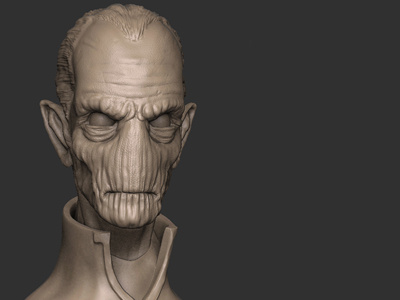Marvel's Ebony Maw (Hour Speed Sculpt) 3d 3d model animation comics ebony marvel maw mudbox pixar thanos zbrush