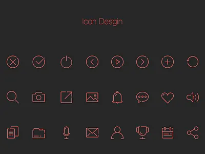 icon icon red