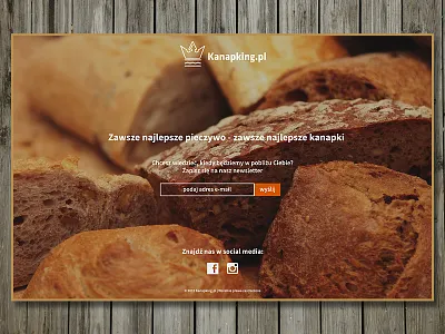 Kanapking design landing page website www