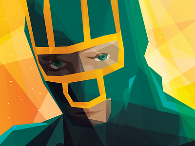 Movie Poster (Kick-Ass) kick ass movie poster vector