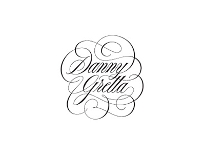 personal logo updates logo personal script spencerian typography