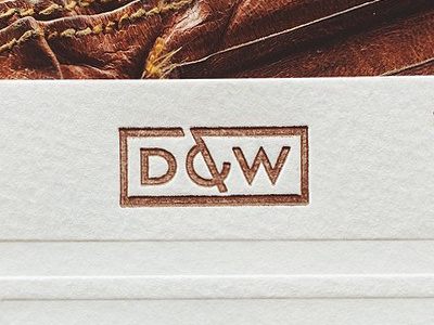 D W Mono and coffee d dapper monogram roaster w wise