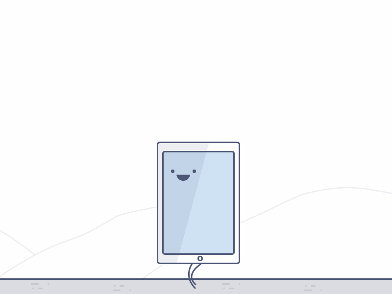 Walking iPad animation character css happy ipad svg walking