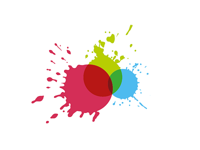 3 Part Logo Splat Design ink logo splat splot