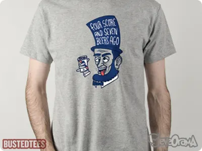 Abe Drincoln abe abelincoln beer break busted bustedtees drink fun funny prez spring springbreak