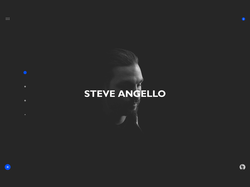 BBC RADIO - Steve Angello Info View animation bbc menu radio site web