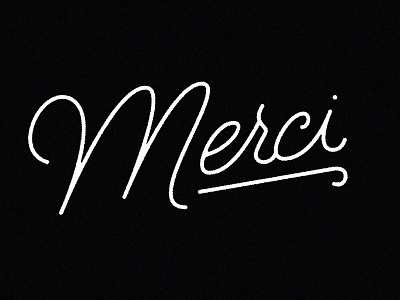 Merci hand lettering handdone type handlettering lettering typography