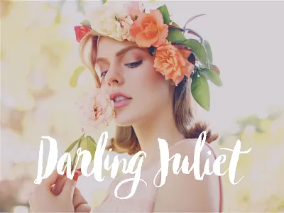 Darling Juliet design identity illustration lettering logo