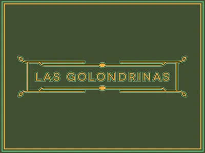 Banner - Las Golondrinas banner branding graphic design layout leaf poster toronto typography