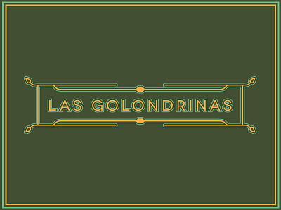 Banner - Las Golondrinas banner branding graphic design layout leaf poster toronto typography