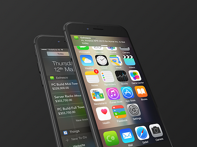 Notifications & Today center extension ios iphone notification render today widget