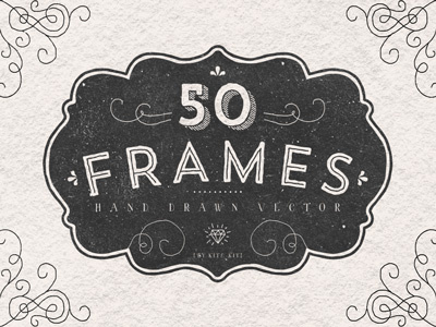 Hand drawn Frames badges chalkboard chalkboard frame design frame frames hand drawn invitation label vector vintage wedding