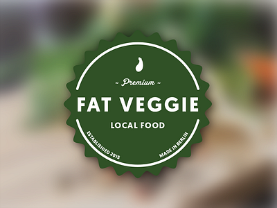 Fat Veggie #2 brand business commerce font food iconography identity logo market type