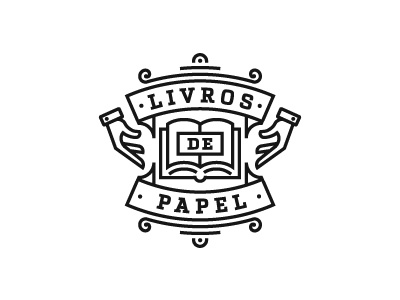 Livros de Papel book hand palm paper subscription