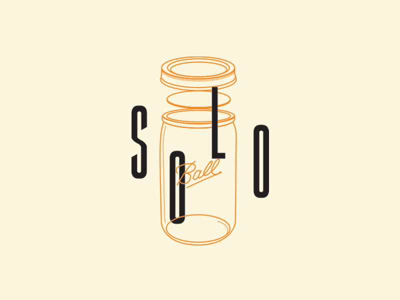 S O L O diy garden homestead icons illustration logo modular tools