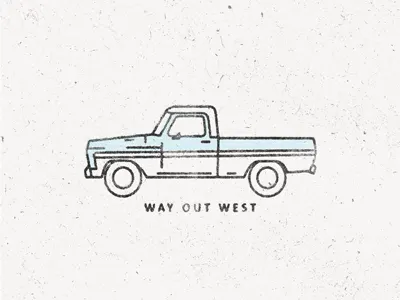 road trip illustration lock up road trip sloppy truck vintage