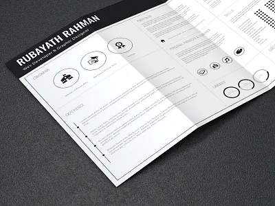 Professional Resume / CV Template ai cv dowload free freebie freebies resume template
