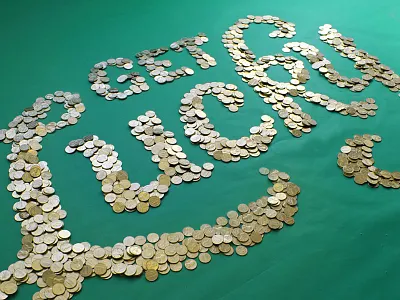 Happy St. Patrick's Day! green holiday illustration irish lettering money perspective texture type typography