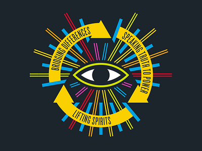 The All Knowing Eye esoteric esoteric bunker eye logo mark pyramid the all knowing eye