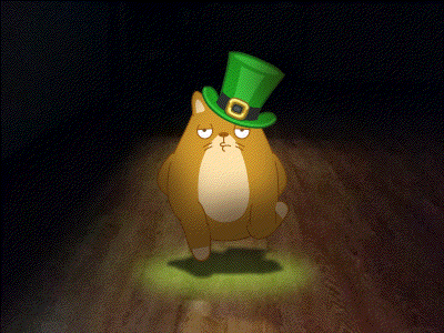 Go Irish animation cartoon character dance irish stpatrick