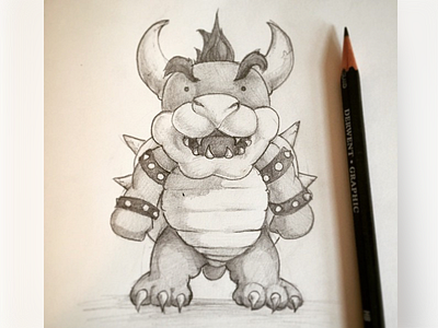 Bowser characters illustration nintendo