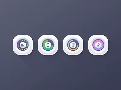 Data Icons advertising data icons iconset illustrations mobile services usage