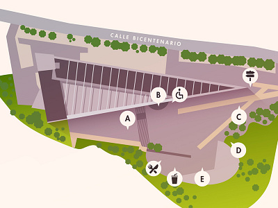 Layout architecture building event layout symbols