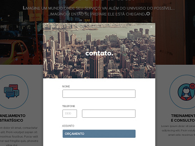 Form Contact | Preview #1 business call contact form interface landing page simple website