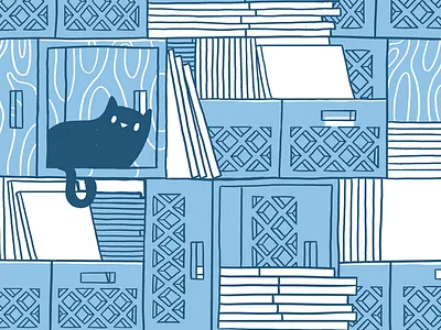 Cats and Crates cat crates flatstock illustration kitchener poster records silkscreen toronto vinyl