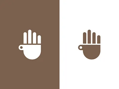 Can For Coffee Logo Design charity coffee hand logo