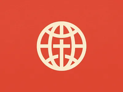 John 3:16 ben stafford church cross globe logo