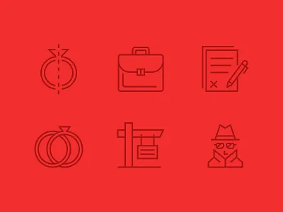 Rocket Lawyer Icons briefcase divorce icons lawyer marriage real estate sign thief