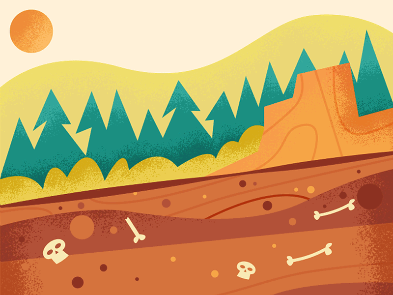 Truck WIP canyon illustration mountain sun trees truck wip