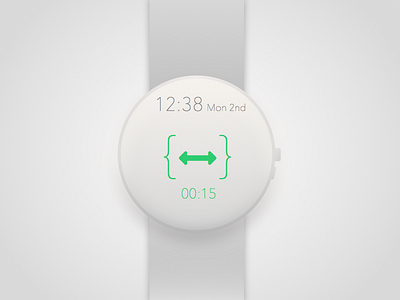 Intervals concept design flat illustration implicit intervals minimal sketch time ui ux watch