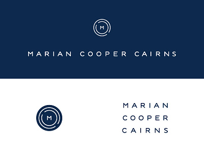MCC food identity logo mark navy portfolio stylist