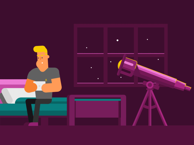 Kickstart your career man. animation gif hire nasa space work