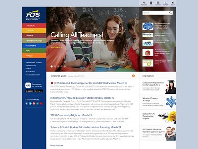 Redesign Proposal of Public School System website school ui ux website