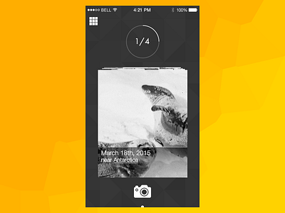 Camera roll UI camera roll ios new old stock