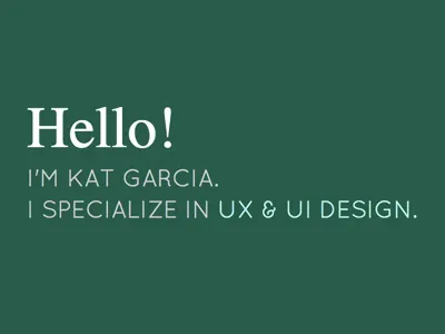 New Portfolio! clean green minimal personal portfolio student ui ui designer ux ux designer