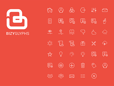 Bizy Icon Sheet Sm icons stroke