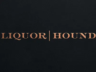 Liquor Hound Logo liquor logo