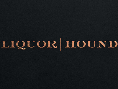 Liquor Hound Logo liquor logo