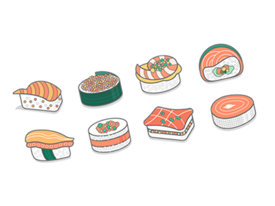 sushi icon sushi