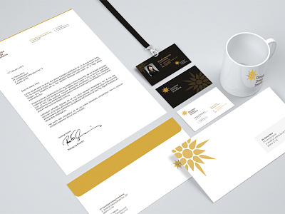 DOI Stationary branding company identity investment logo mockup stationary visual