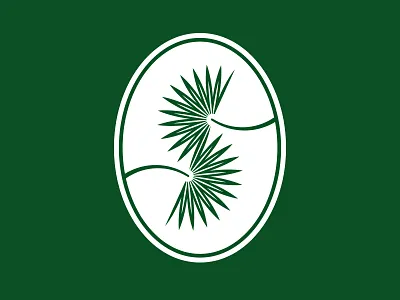 Seibert Solutions environmental green law logo mark oval palm s