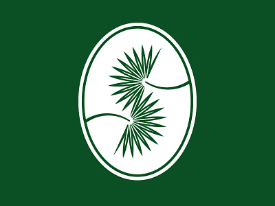 Seibert Solutions environmental green law logo mark oval palm s