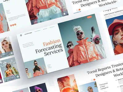 Fashion Forecasting Service brand design brand idenity brand strategy branding creative design entrepreneur figma framer landing pages logo design midjourney no code web design small business startups ui ui design ux design ux research visual design web design