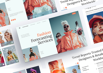 Fashion Forecasting Service brand design brand idenity brand strategy branding creative design entrepreneur figma framer landing pages logo design midjourney no code web design small business startups ui ui design ux design ux research visual design web design