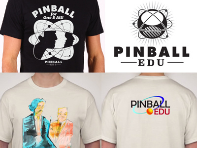 Passed Over Pinball brand design fail logo reject t shirt