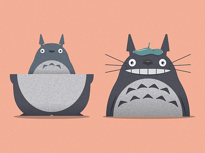 Totoro Russian Doll illustration negativebear russian doll studio ghibli totoro